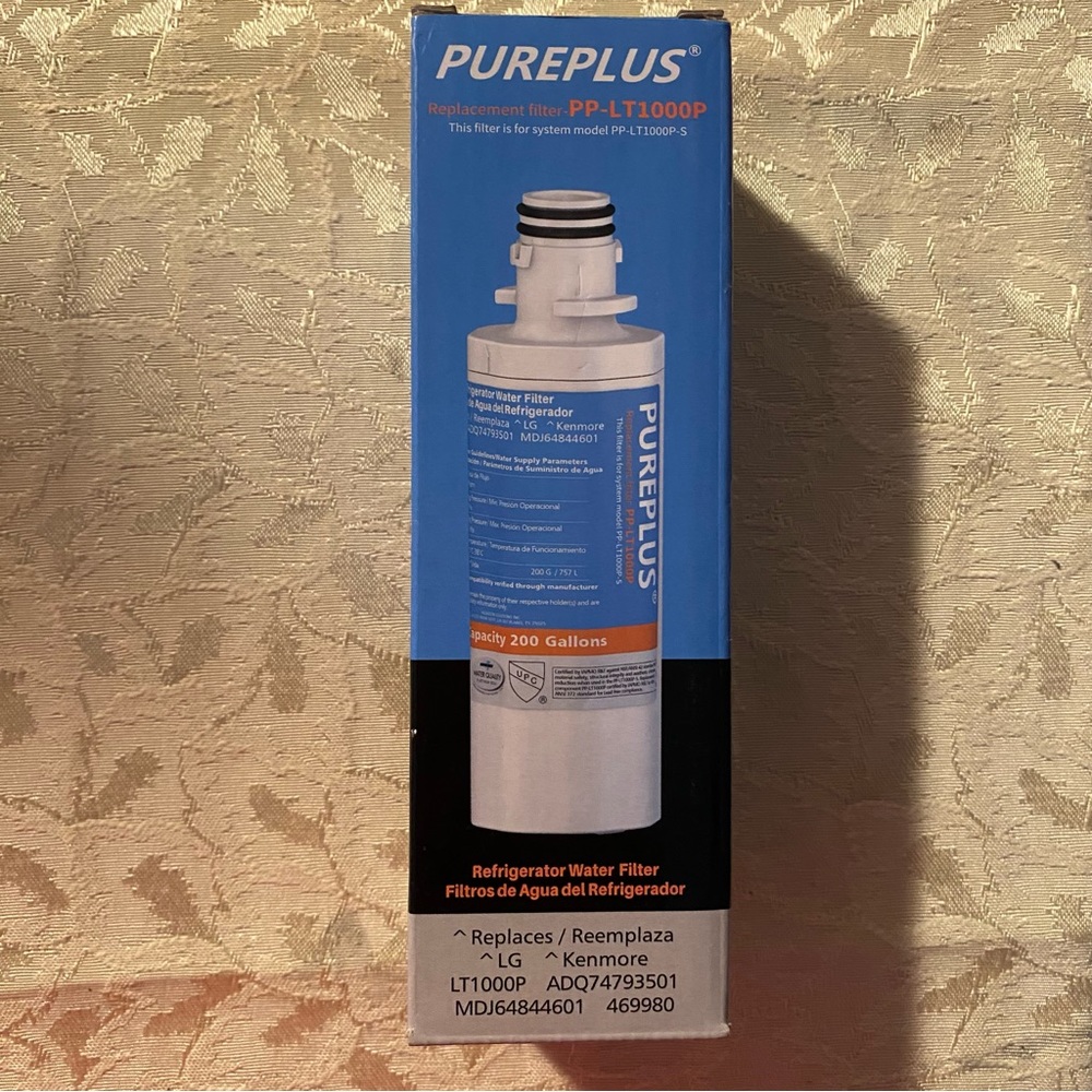 PurePlus Replacement Refrigerator Water Filter PP-LT1000P